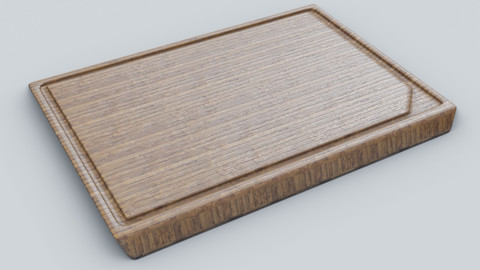ikea cutting board  4K Textures  UV Mapping  Polygonal Topology