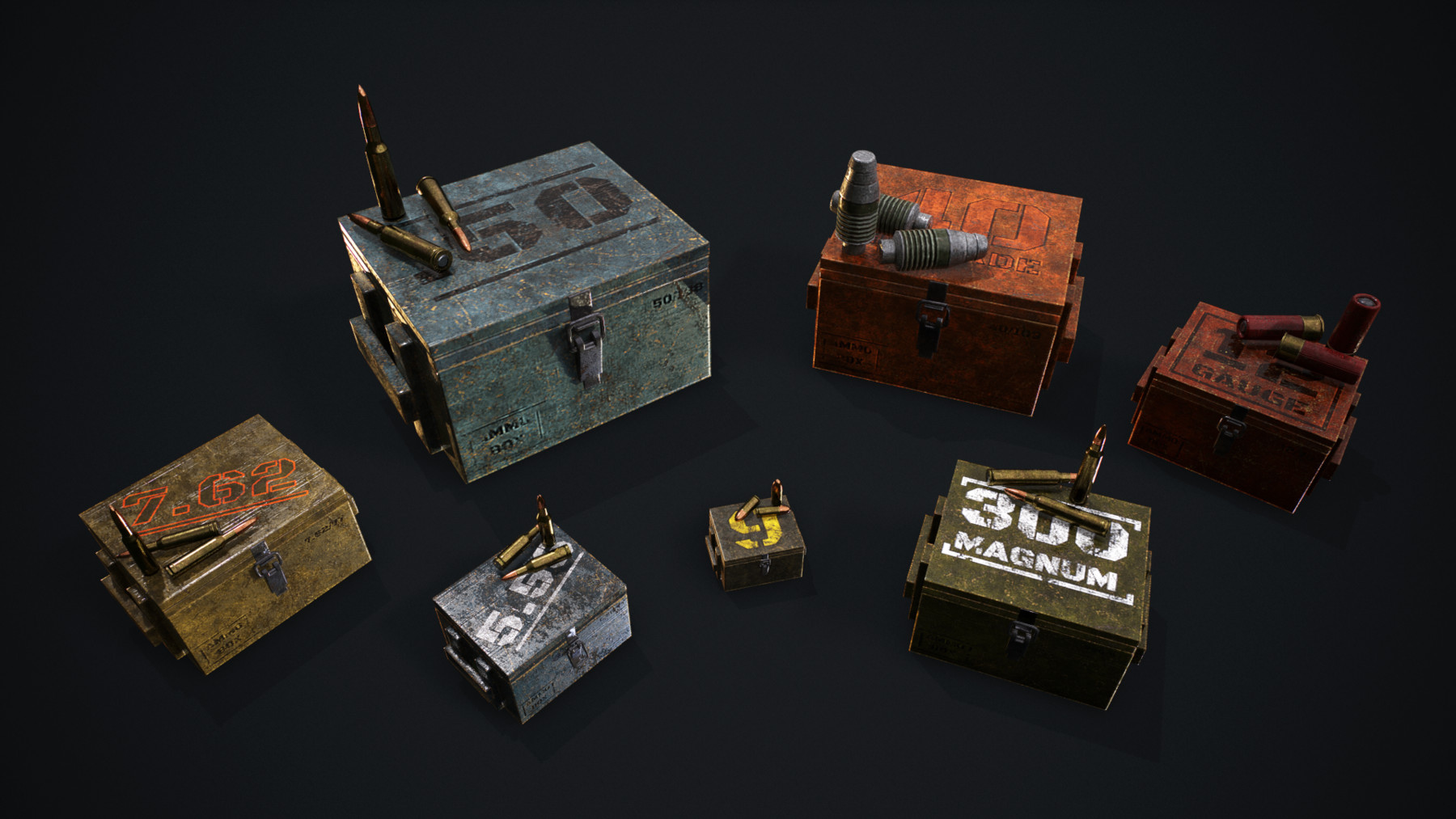 ArtStation - Ammo boxes