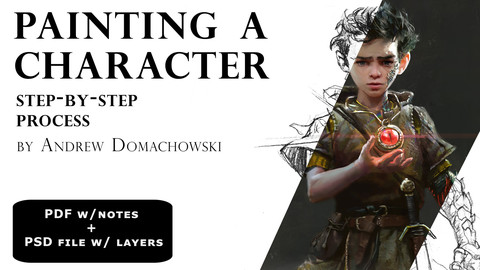 Painting a Character - Step by Step Process