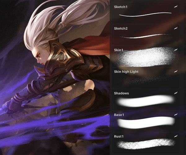 How To Choose Procreate Brushes For Anime Drawings  Fantha Tracks