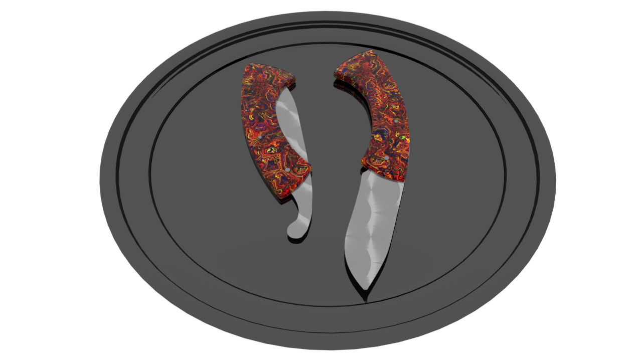 ArtStation Pocket Knife Game Assets