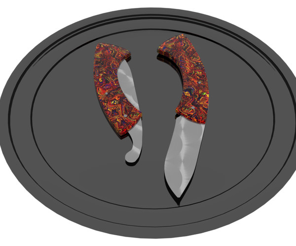 ArtStation Pocket Knife Game Assets