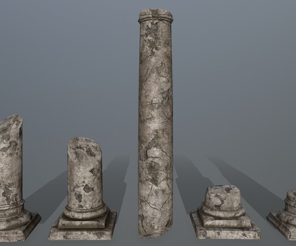 ArtStation - Broken_Column_Set | Resources