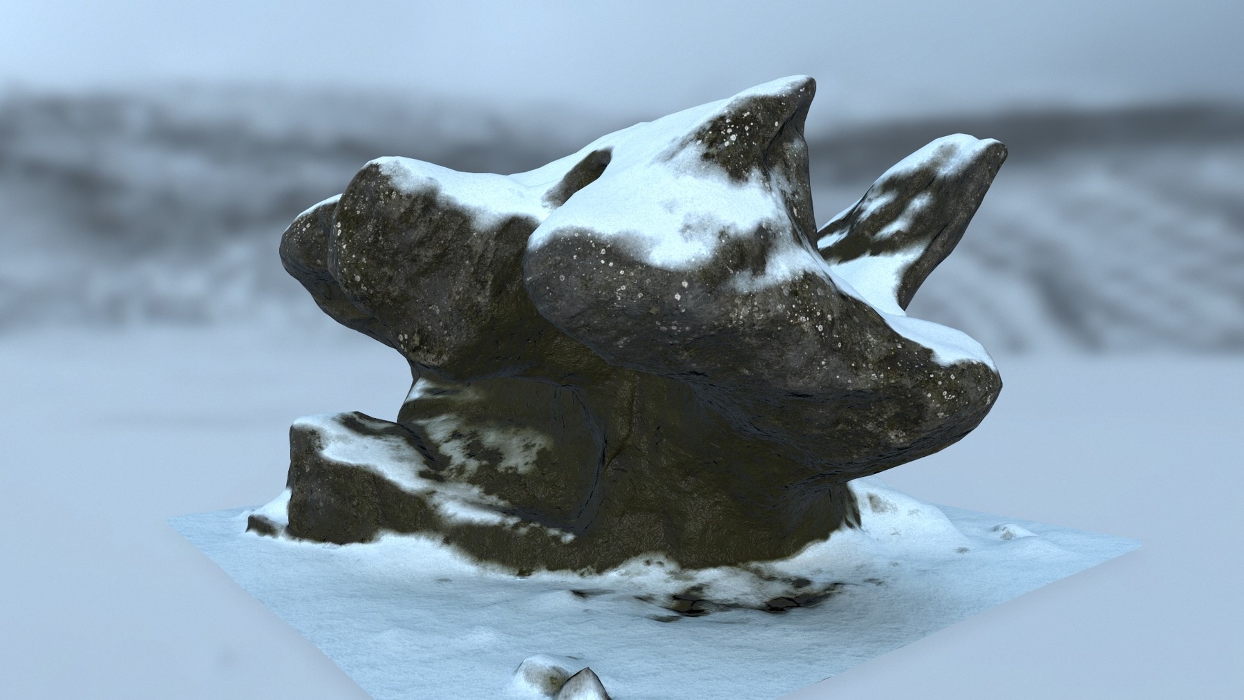 ArtStation - snow rocks | Resources