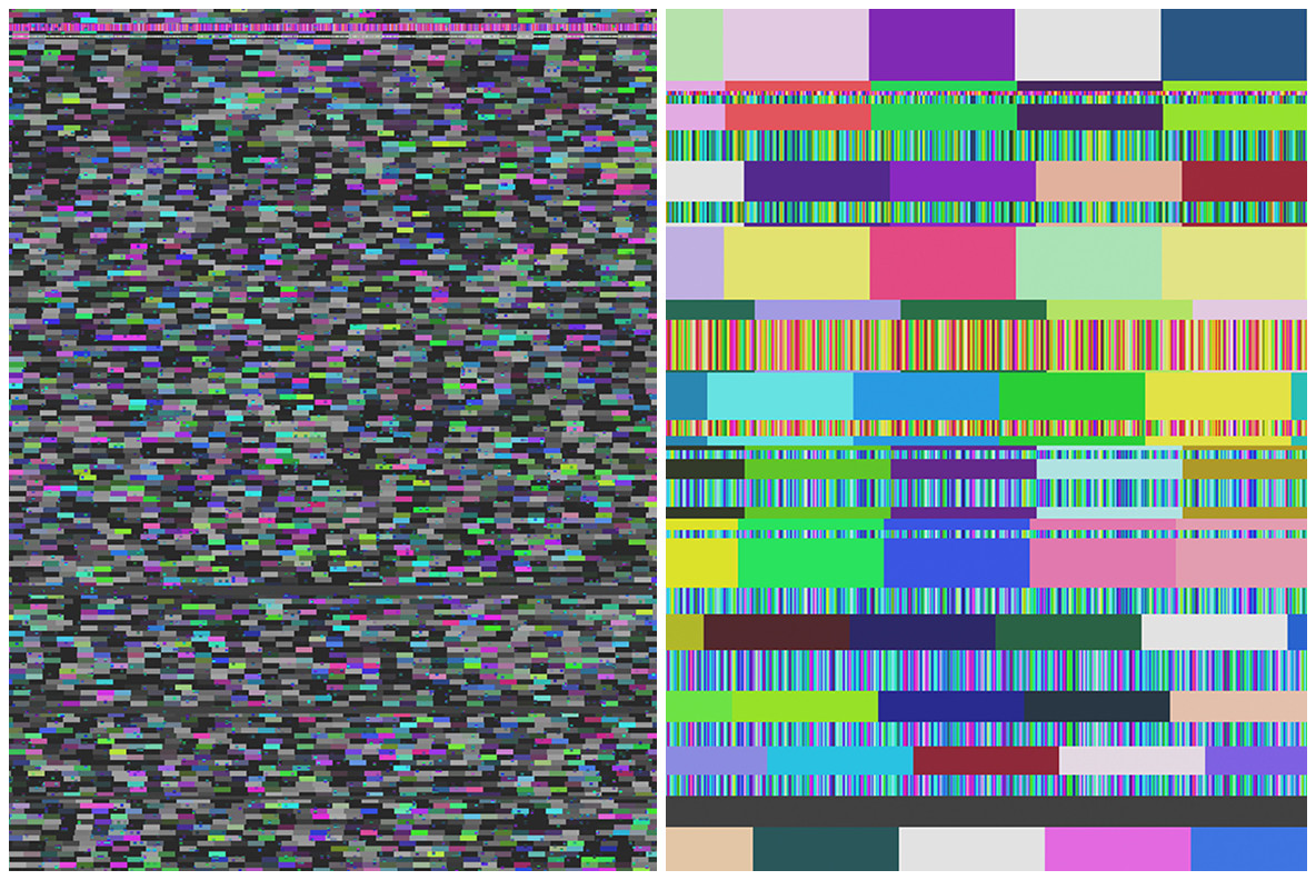 ArtStation - 10 Seamless Error Glitch Backgrounds | Artworks