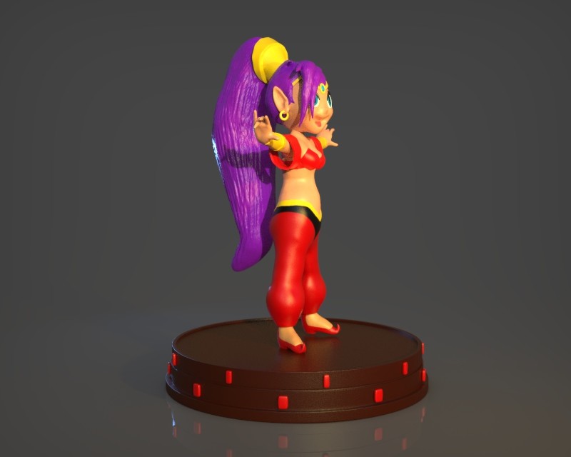 ArtStation - Shantae Figurine | Resources