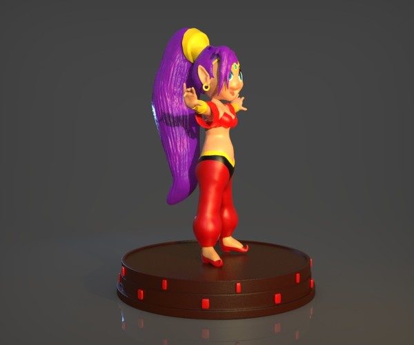 ArtStation - Shantae Figurine | Resources