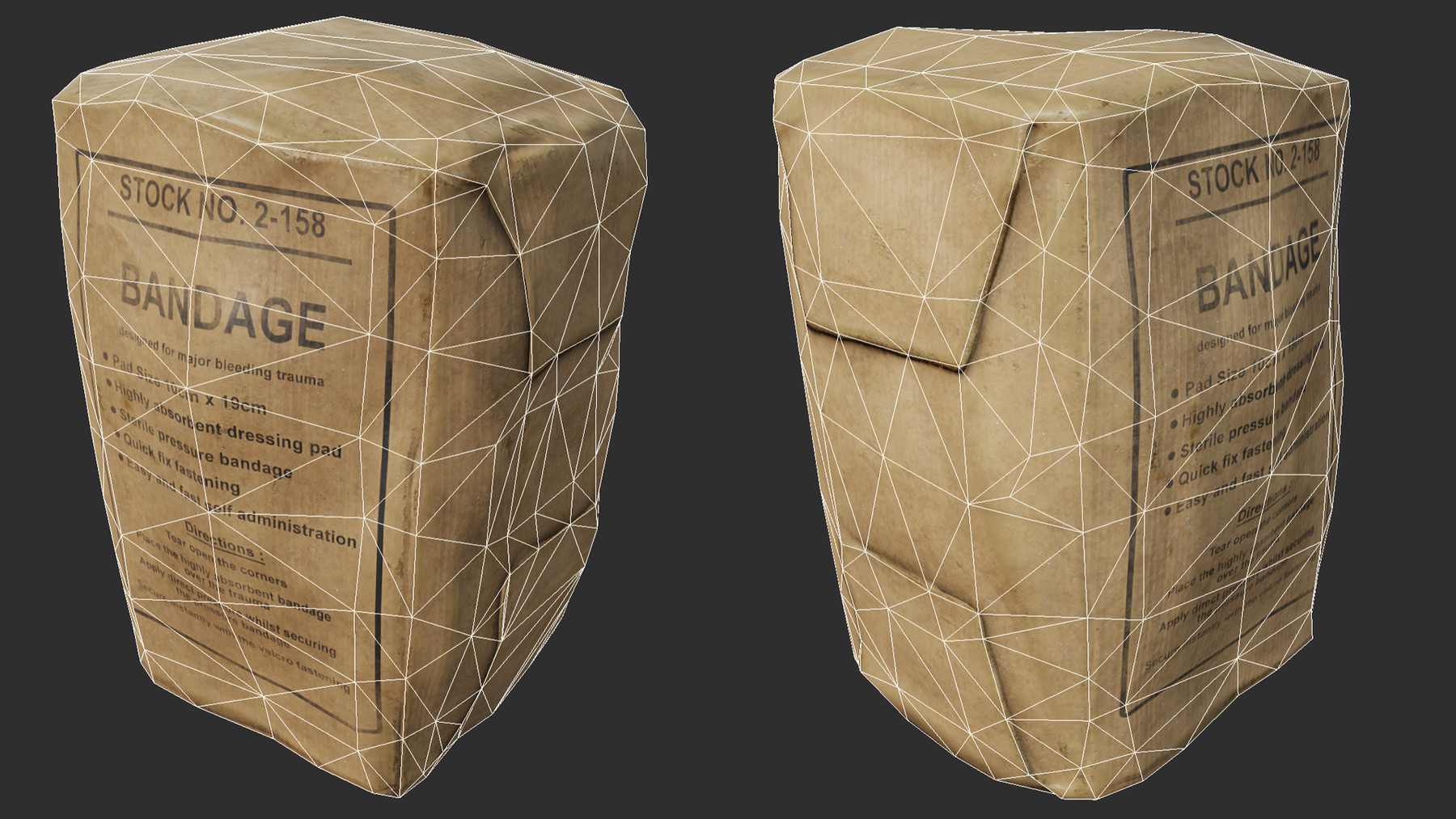 ArtStation Field Bandage PBR Resources