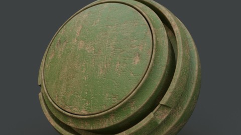 Old Painted Wood - Smart Material