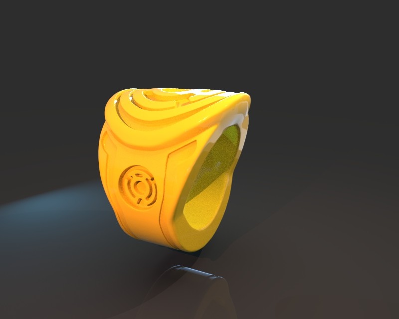 ArtStation Yellow Lantern Power Ring Resources