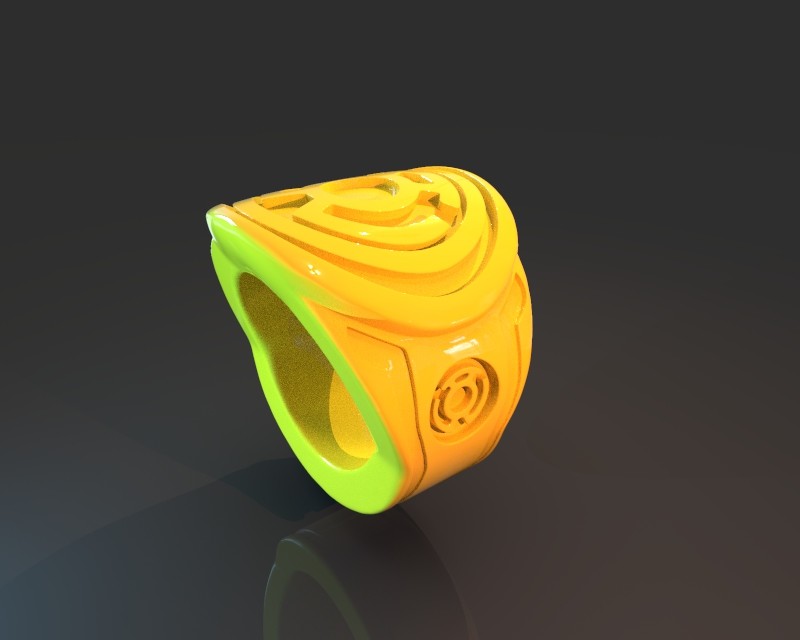 ArtStation Yellow Lantern Power Ring Resources