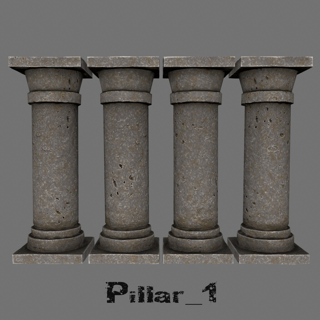 ArtStation Pillar_Set_1 Resources