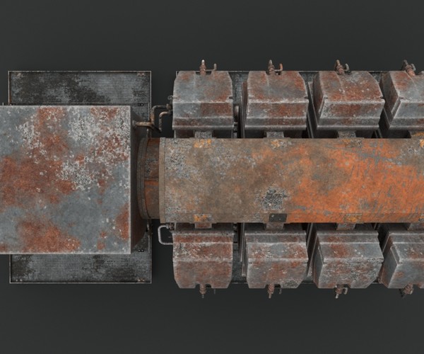 ArtStation - Rusted machinery device | Game Assets