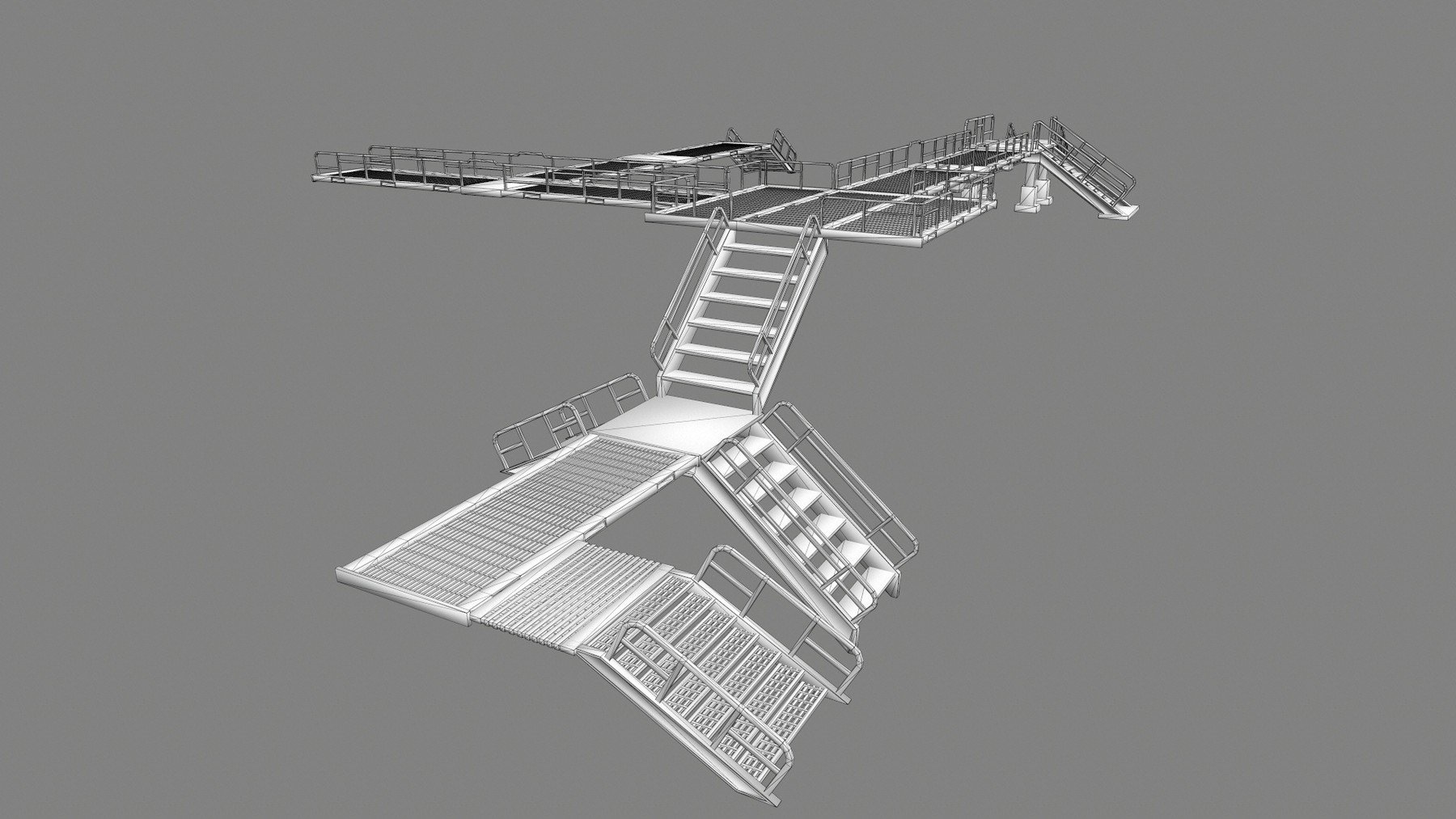 ArtStation - stairs low poly | Resources