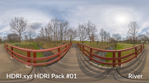 River #01 - 16K 32bit HDRI Spherical Panorama (from Pack #1)