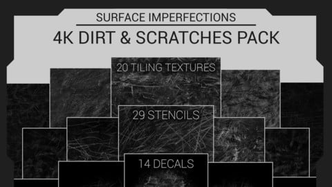 Surface Imperfections - Dirt & Scratches Pack