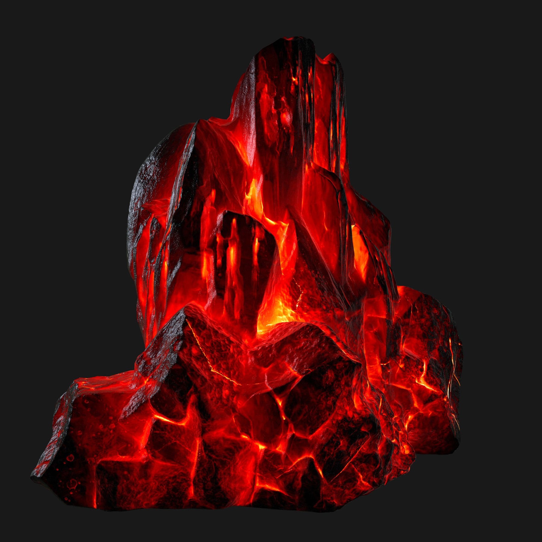 ArtStation - lava skull rock | Resources