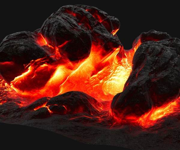 ArtStation - lava rock | Resources