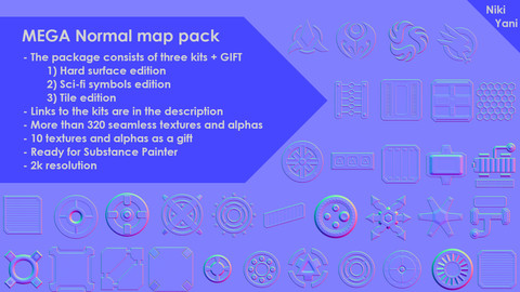 MEGA Normal map pack