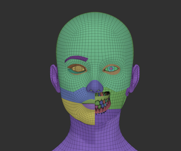 ArtStation - Female Base Mesh Single UV | Resources