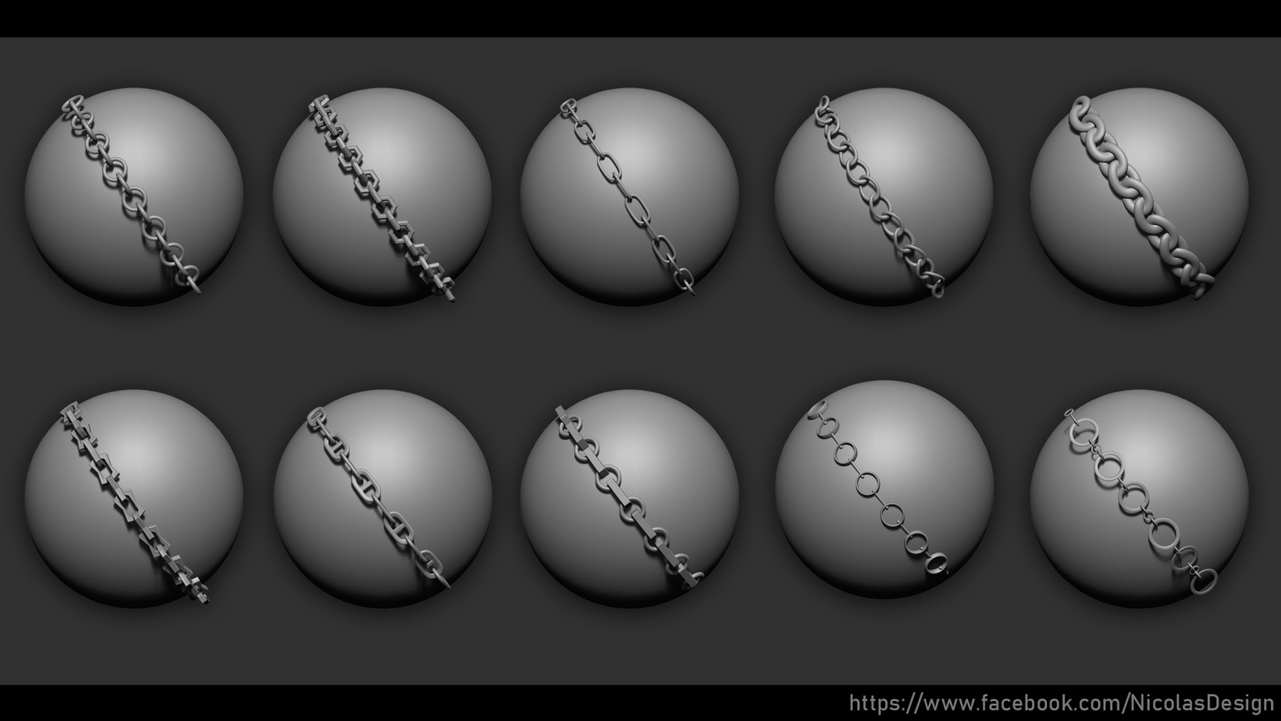 how to make a chain in zbrush for sl