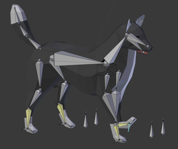 ArtStation - Domestic animals rigged pack | Resources