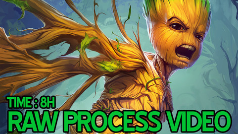 Groot - Raw video process (8H)