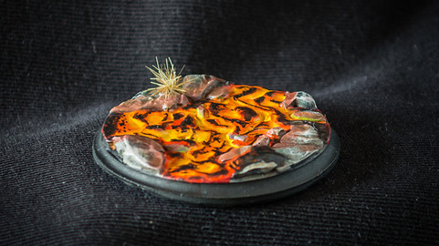 Lava Stream - 3D Printable Digital Sculpture for Tabletop Games