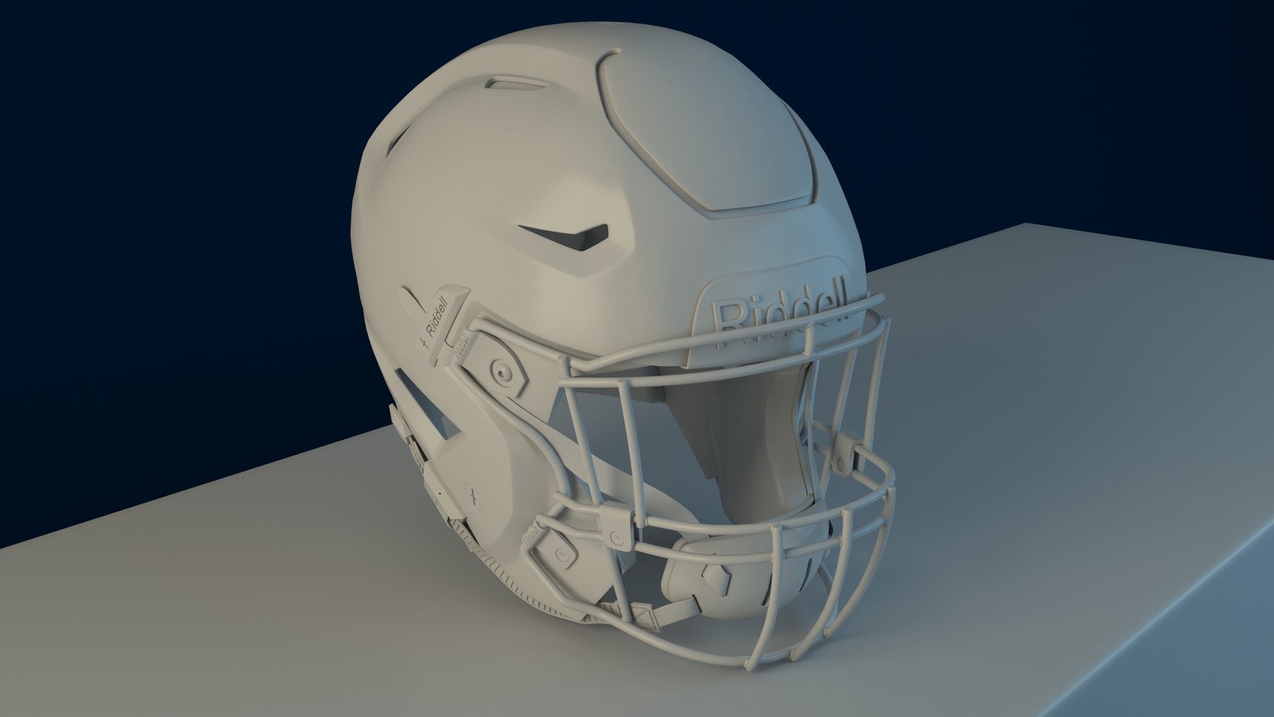 Riddell SpeedFlex Helmet 3 Views Mockup – Sports Templates