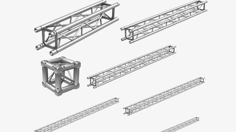 Mini Square Truss Collection - 7 PCS Modular