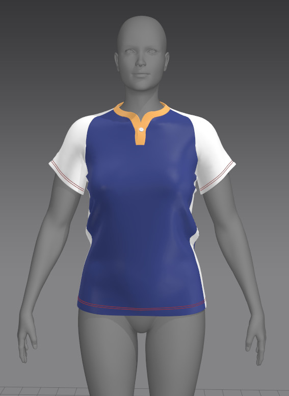 ArtStation - baseball jersey shirts women