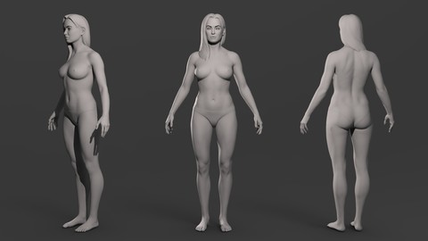 Realistic Female Basemesh