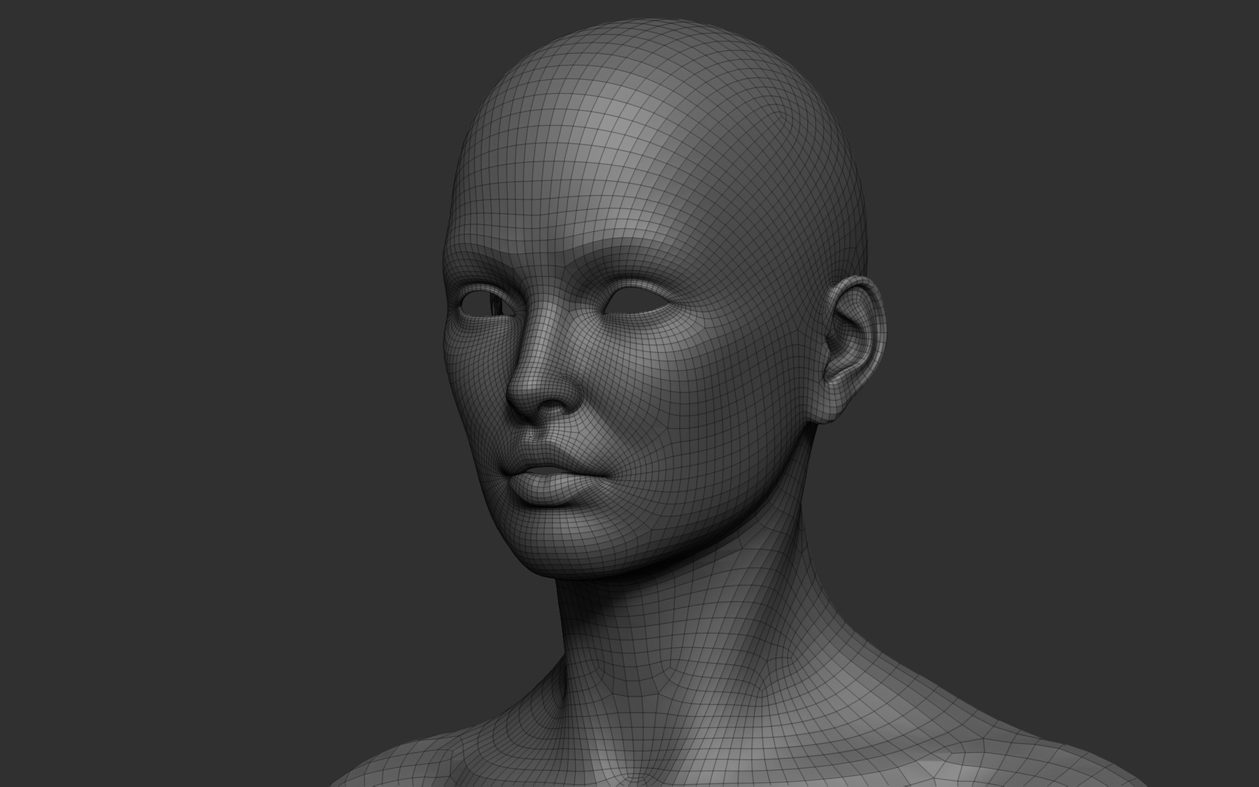 ArtStation - Realistic Female Basemesh | Resources