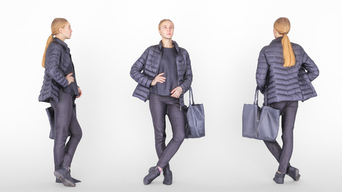 Female (woman) casual scan 02