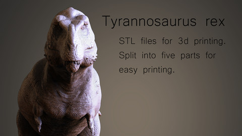 T - rex 3d print