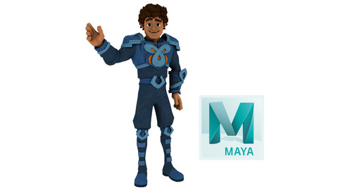 Cartoon Rigged Character 1