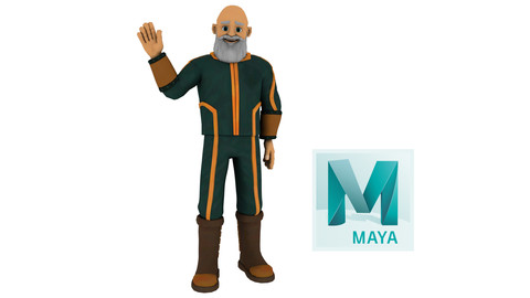 Cartoon Rigged Character 5