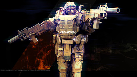 Future Soldier SYBO /  heavy unit  / POSED / 3D model