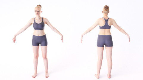 Female (woman) sport scan 03