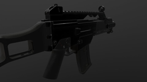 ArtStation - G36C Assault Rifle | Resources