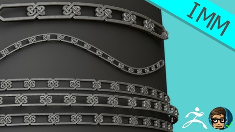 Celtic Interlacing Border IMM Brush