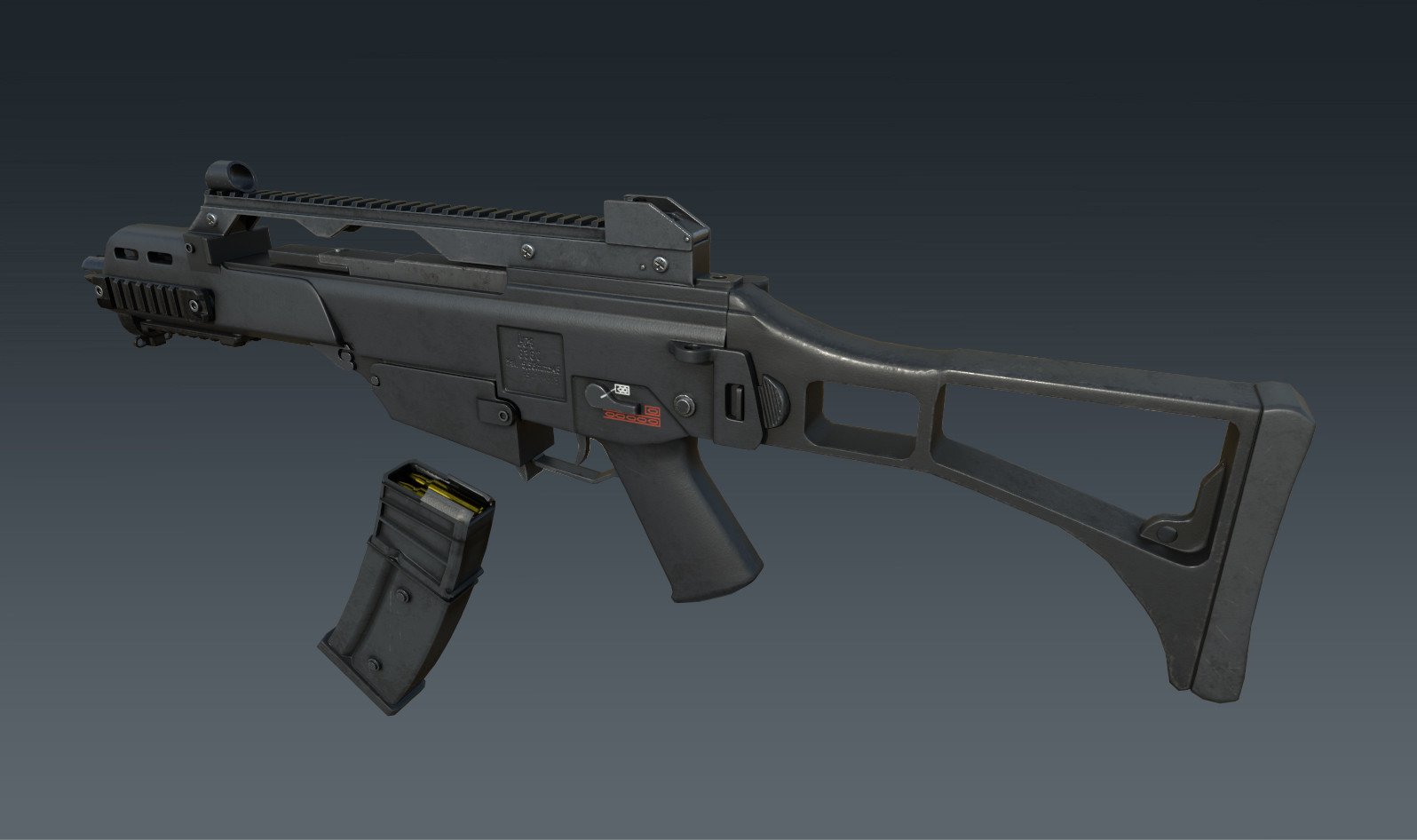 ArtStation - G36C lowpoly 3d model | Game Assets