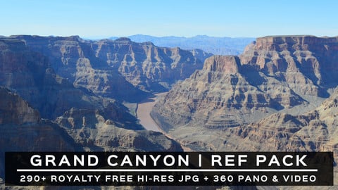Grand Canyon (w/ Colorado River, Hoover Dam, Snow) | Ref Pack