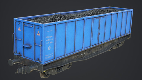 Railway Cargo Wagon