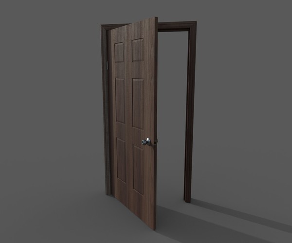 ArtStation - Game Ready Low Poly Door | Resources