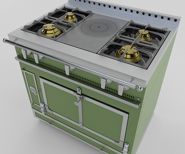 ArtStation La Cornue Chateau 90 (Max 2015_Vray Next) Resources