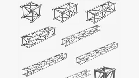 Big Square Truss Collection - 10 PCS Modular