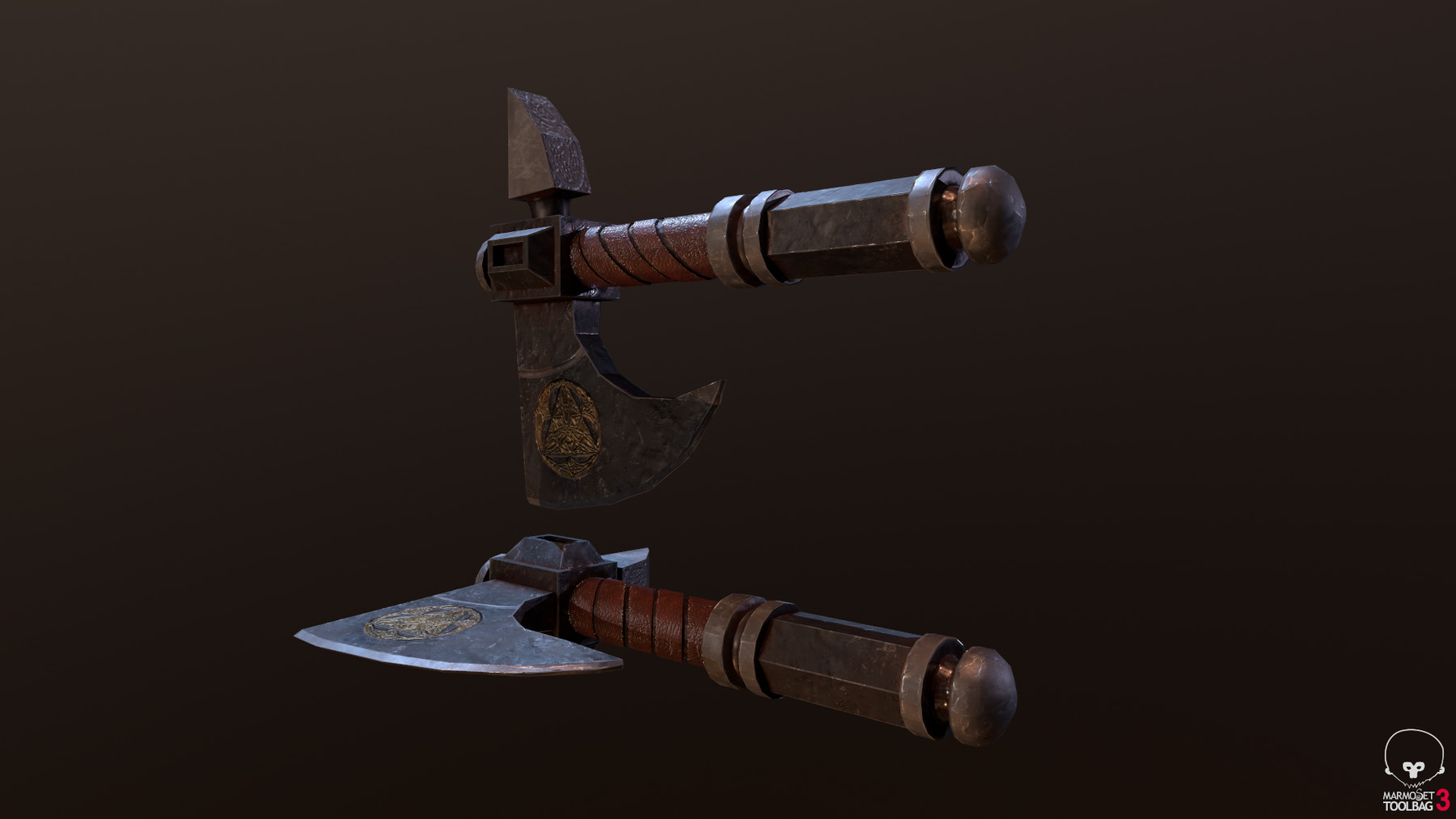 3D Artist Pablo Garcia - Simple Dwarf Axe