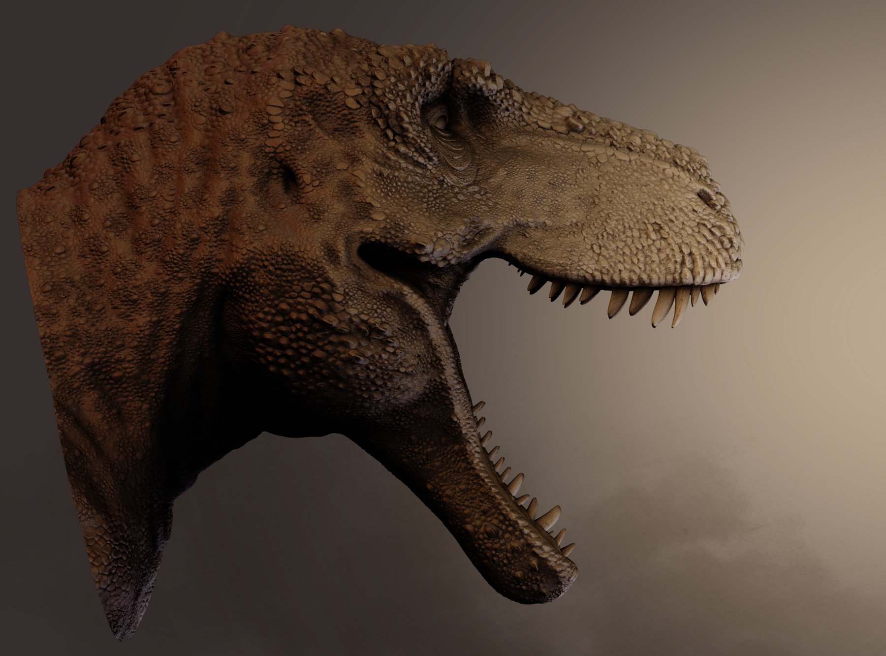 ArtStation - Tyrannosaurus Rex BUST stl file. | Resources