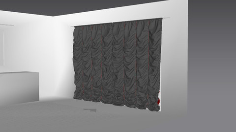 Marvelous Designer and 3DS Max: Curtains01_Variation_Bigger